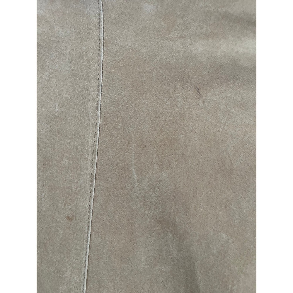 Outbound Collection Tan Suede Leather Belted Jacket - Picture 7 of 8
